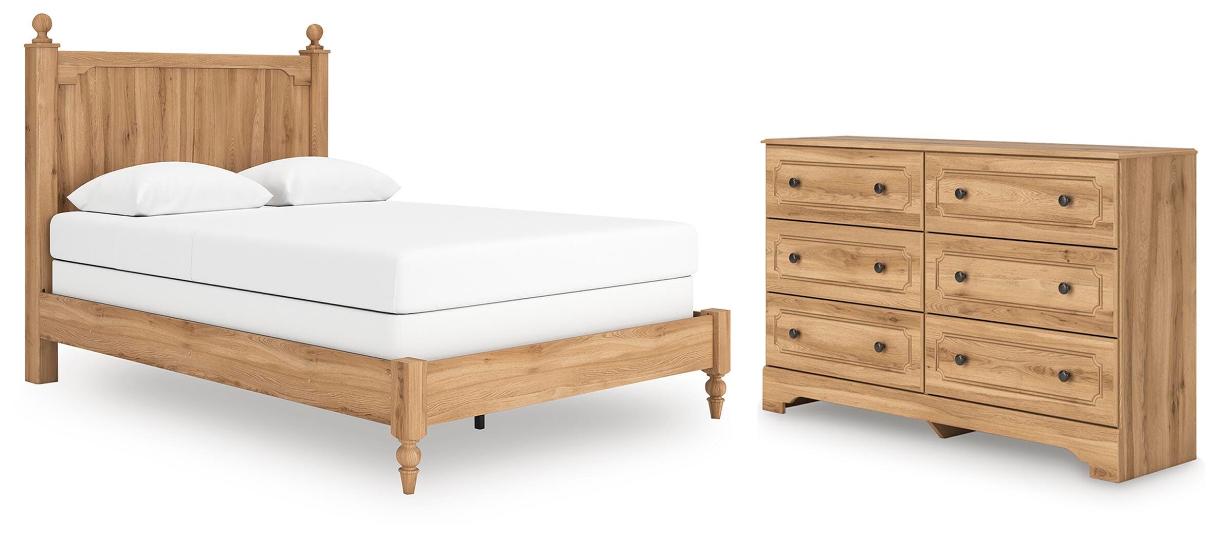 Aleaport Panel Bed with Dresser