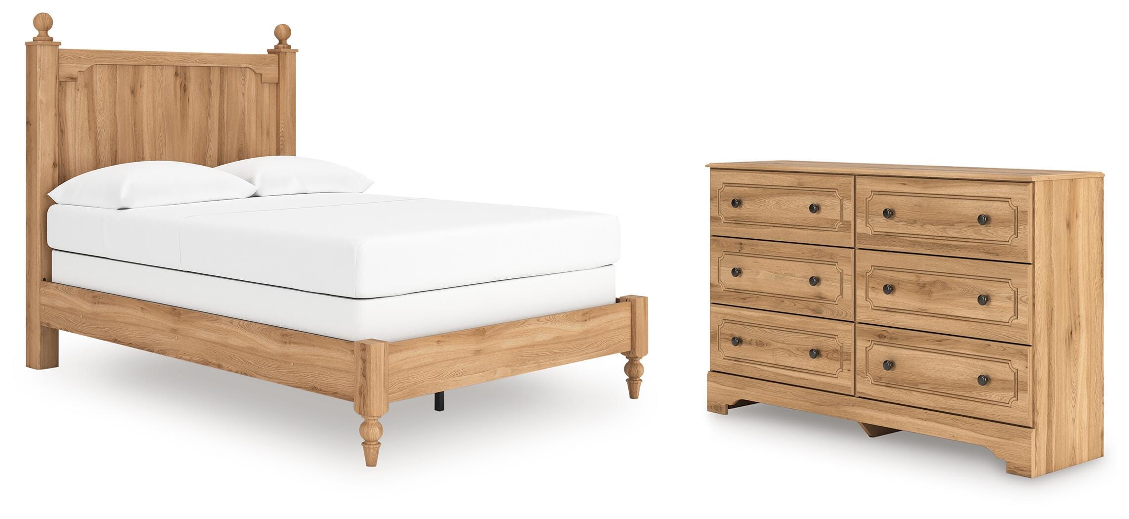 Aleaport Panel Bed with Dresser