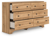 Aleaport Panel Bed with Dresser and Chest