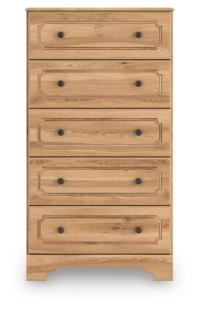 Aleaport Panel Bed with Chest and Nightstand