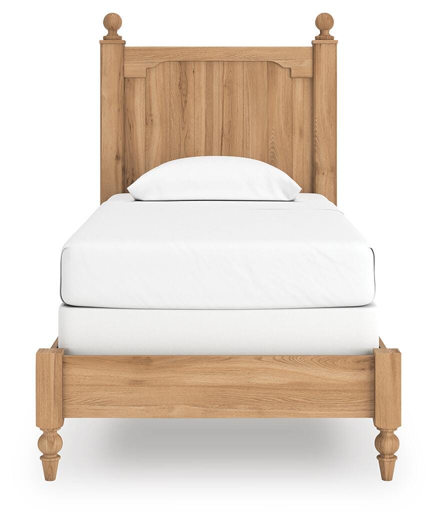 Aleaport Panel Bed with Mirrored Dresser and Nightstand