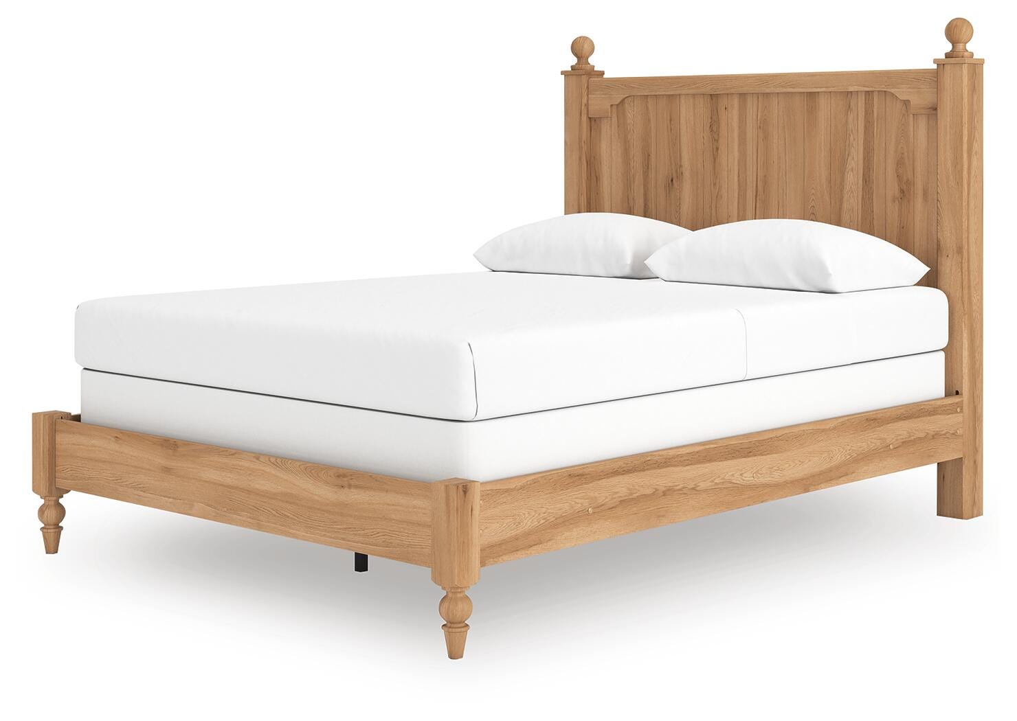 Aleaport Panel Bed with Mirrored Dresser and Nightstand
