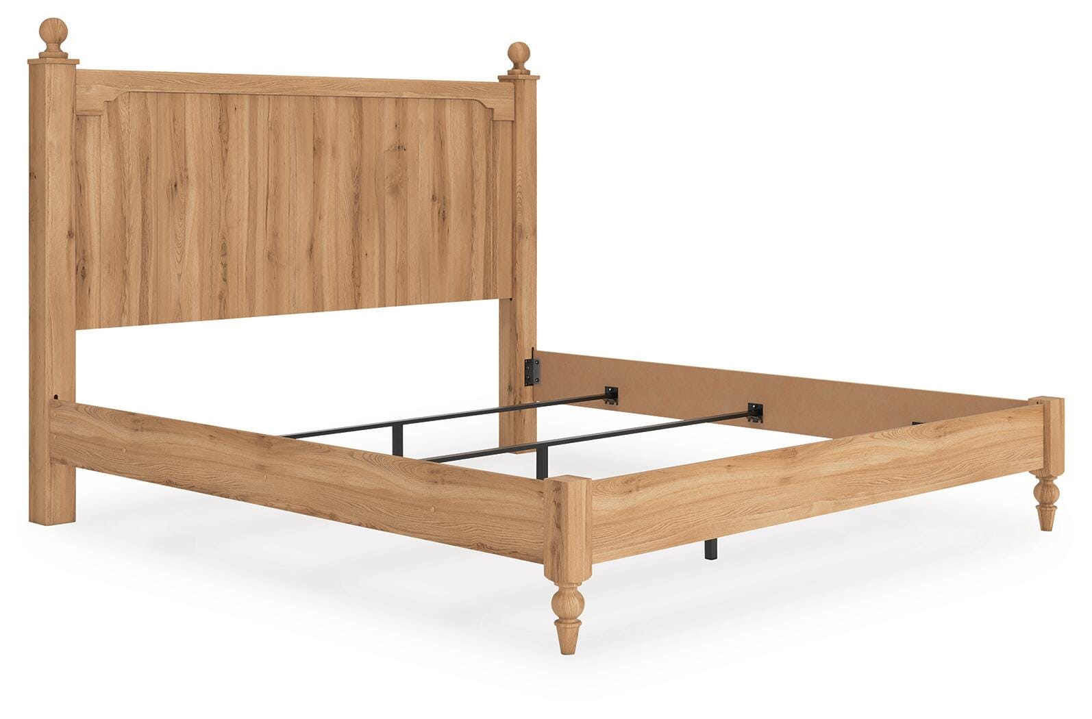 Aleaport Panel Bed with Mirrored Dresser and Nightstand