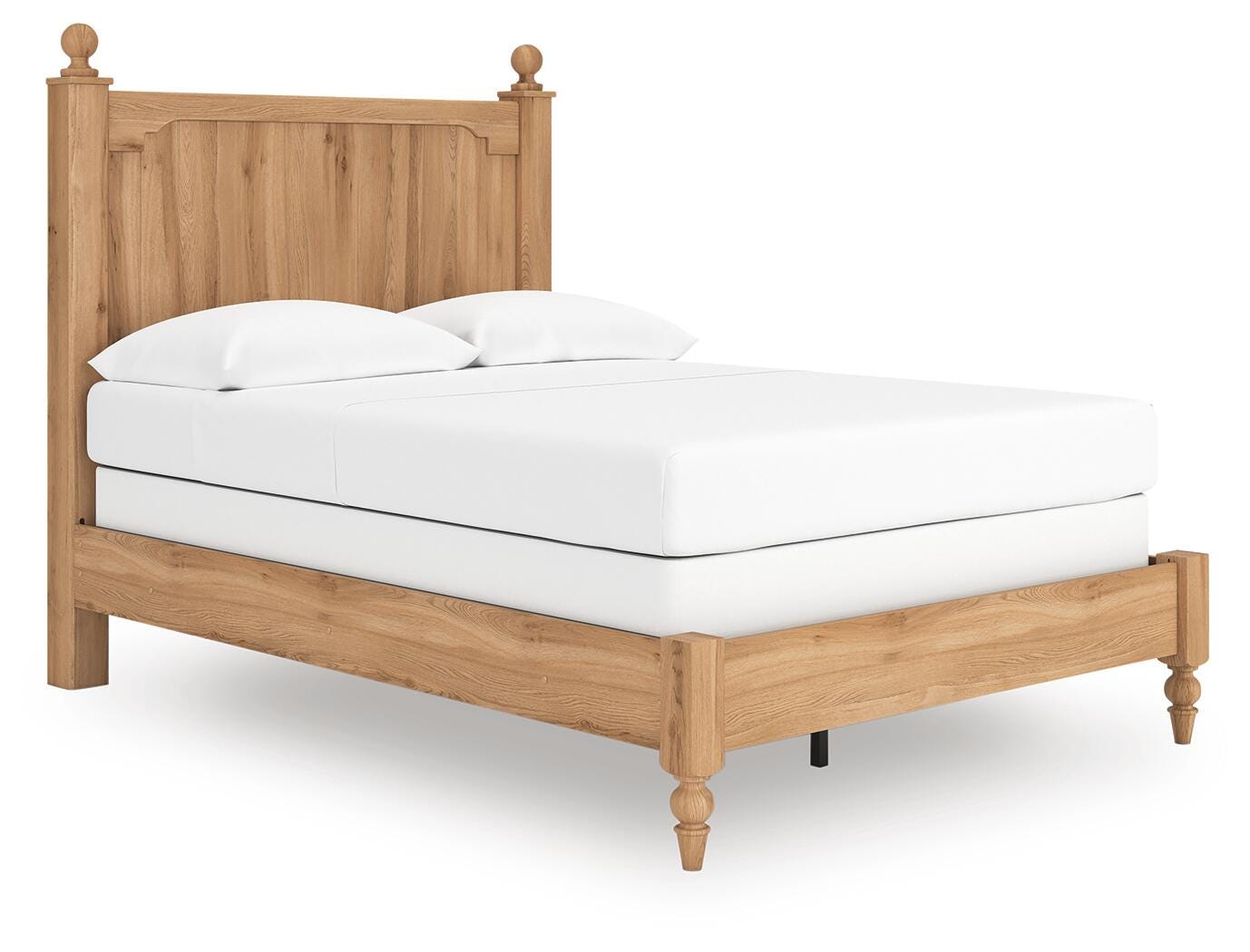 Aleaport Panel Bed with Mirrored Dresser and Nightstand