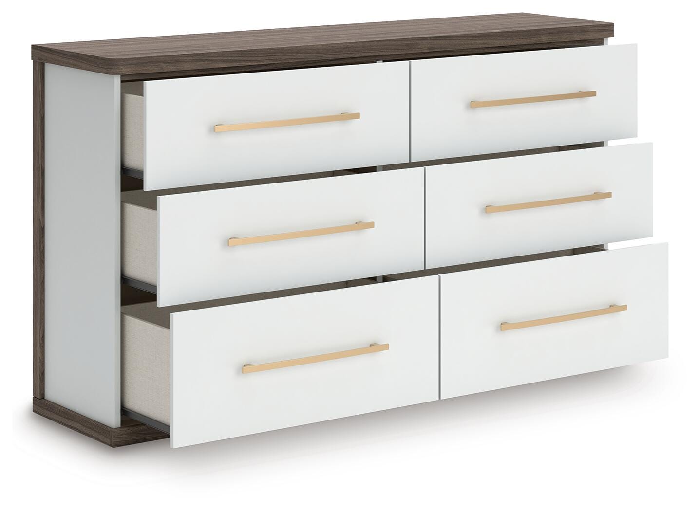 Kendanport Dresser and 2 Nightstands