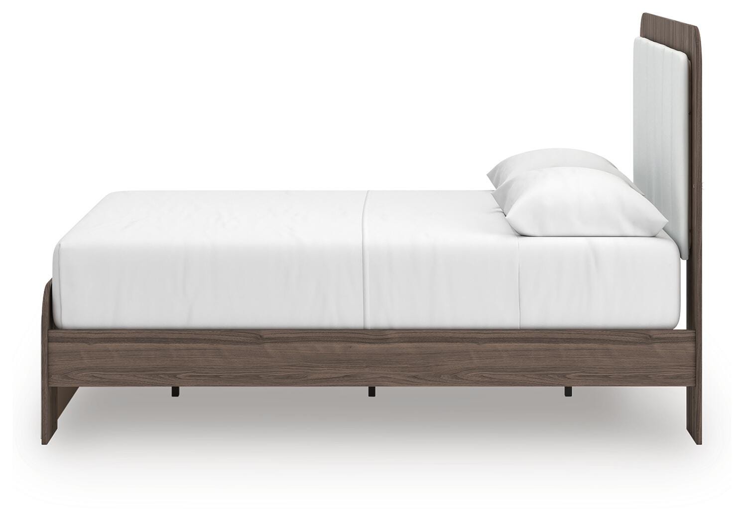 Kendanport Upholstered Bed, Dresser and Nightstand
