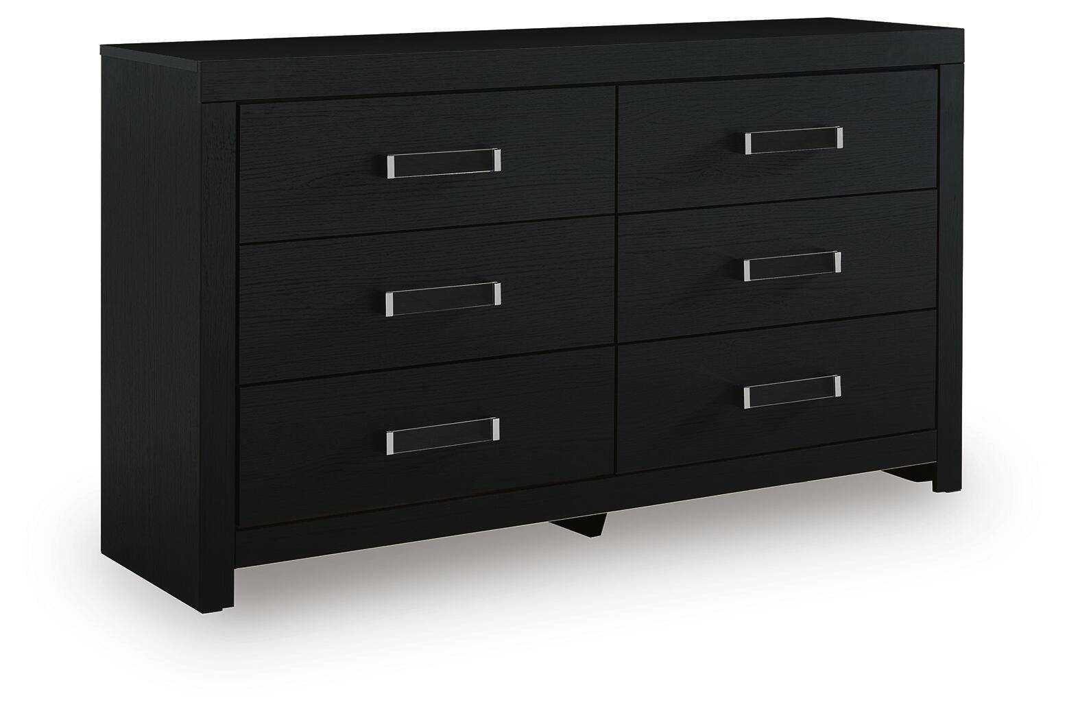 Maeling Upholstered Panel Bed, Dresser and Nightstand
