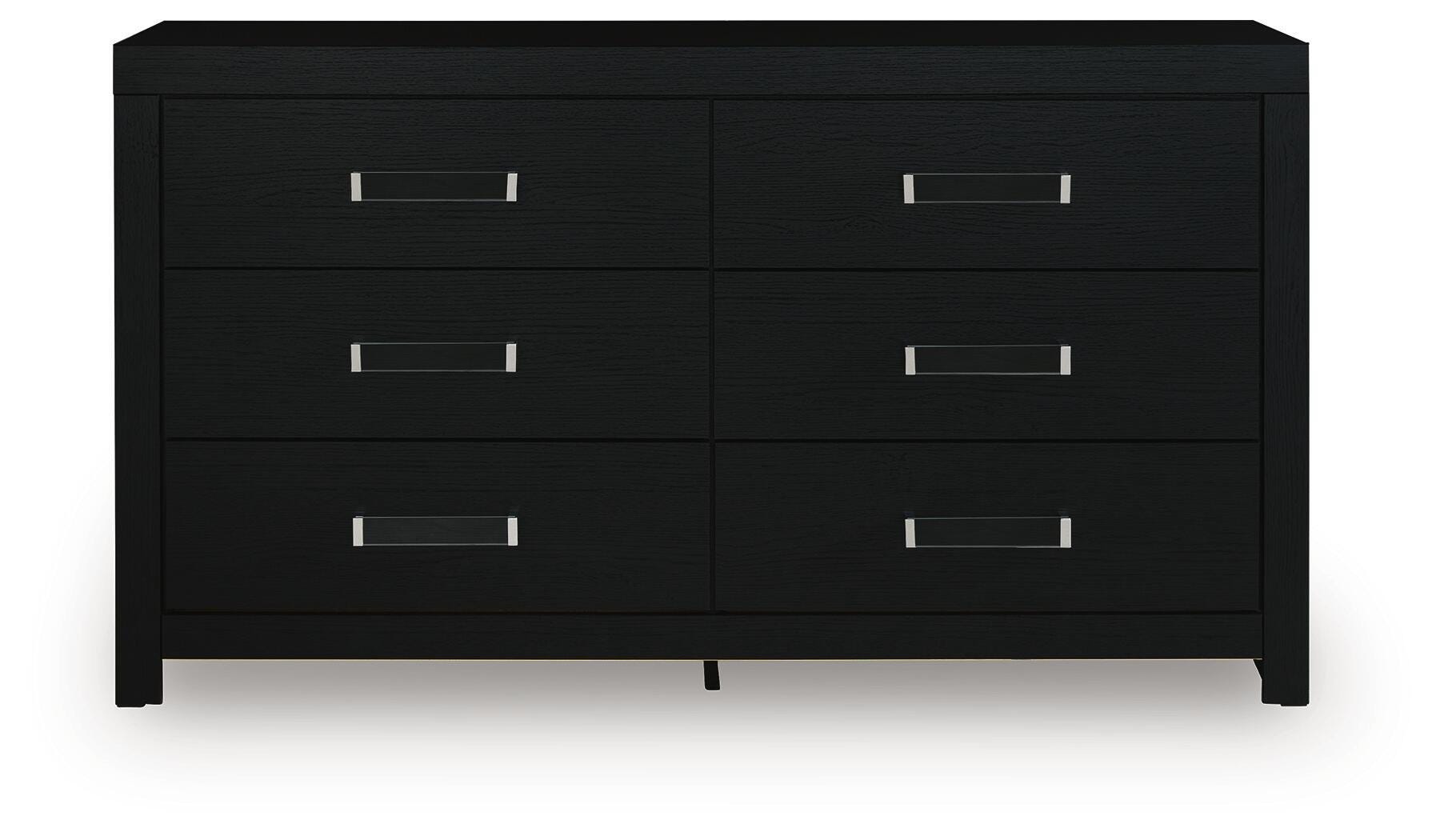 Maeling Upholstered Panel Bed, Dresser and Nightstand