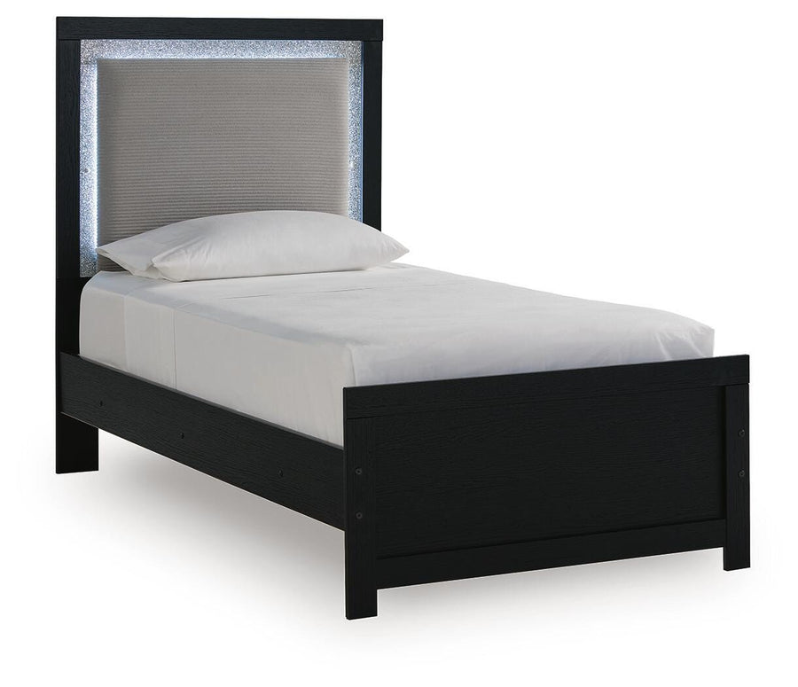 Maeling Upholstered Panel Bed