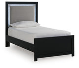 Maeling Upholstered Panel Bed