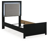 Maeling Upholstered Panel Bed