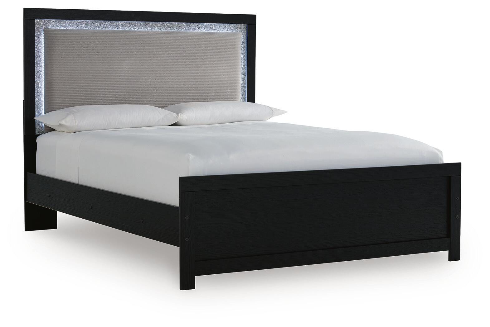 Maeling Upholstered Panel Bed