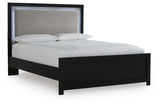 Maeling Upholstered Panel Bed