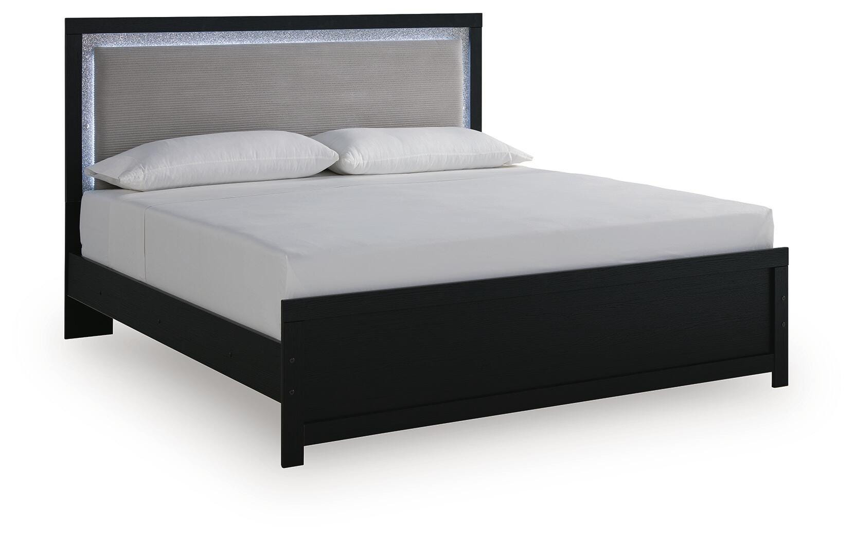 Maeling Upholstered Panel Bed