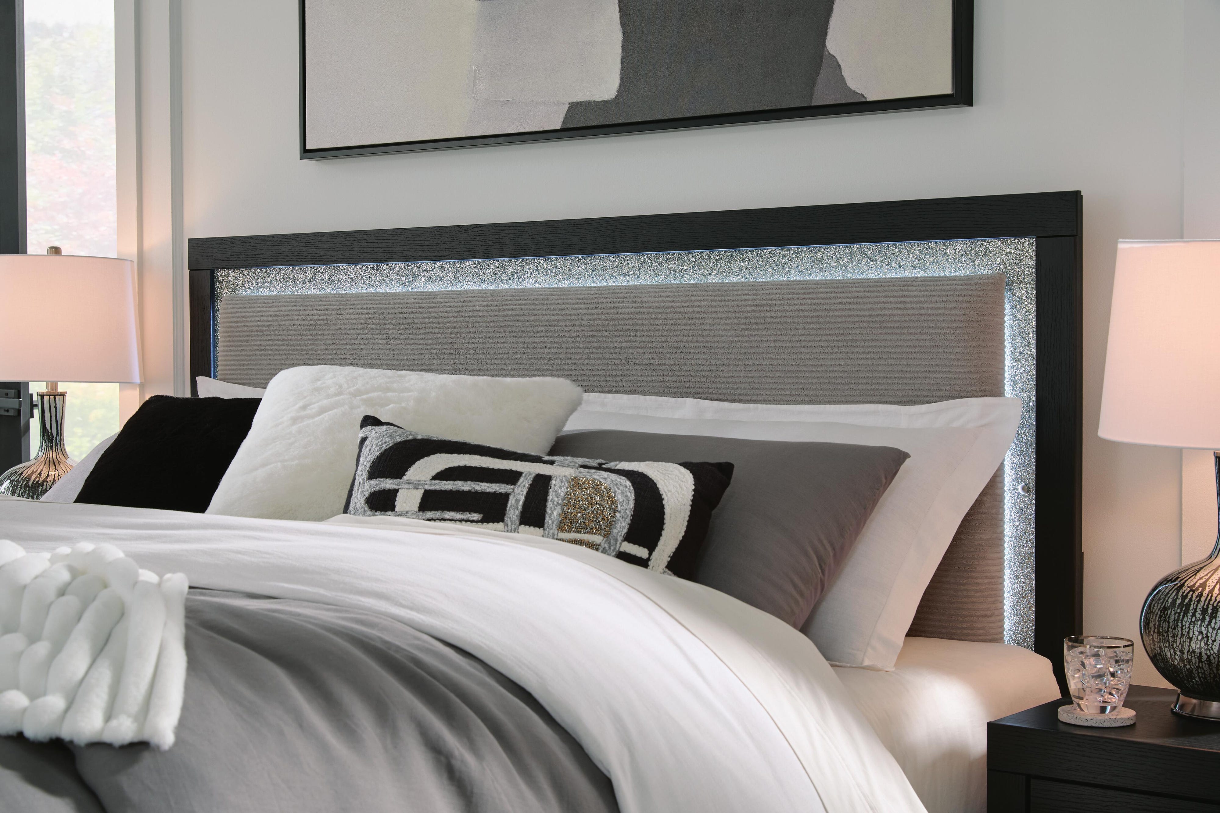 Maeling Upholstered Panel Bed