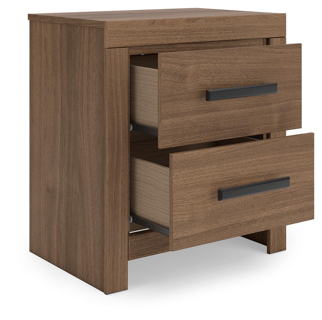 Broachmyn Panel Bed. Dresser, Mirror and Nightstand