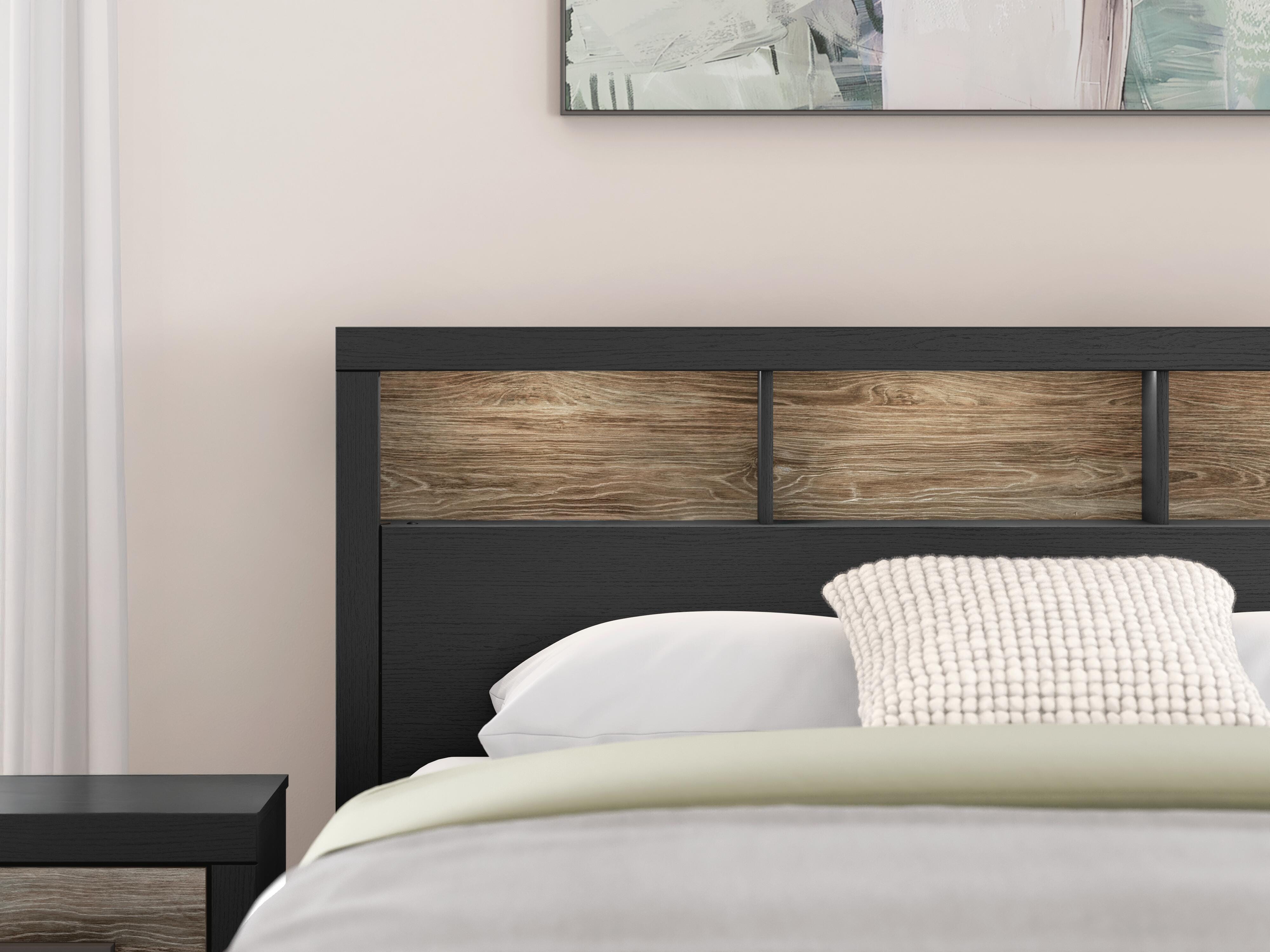 Broachmyn Bookcase Panel Bed