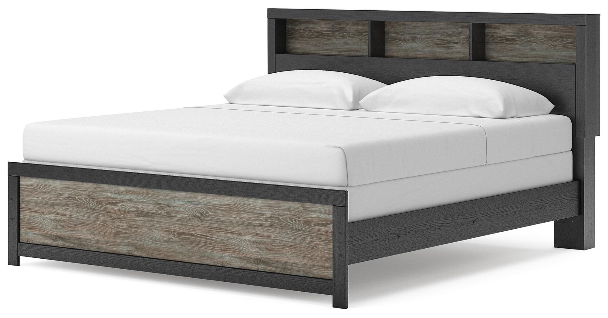 Broachmyn Bookcase Panel Bed