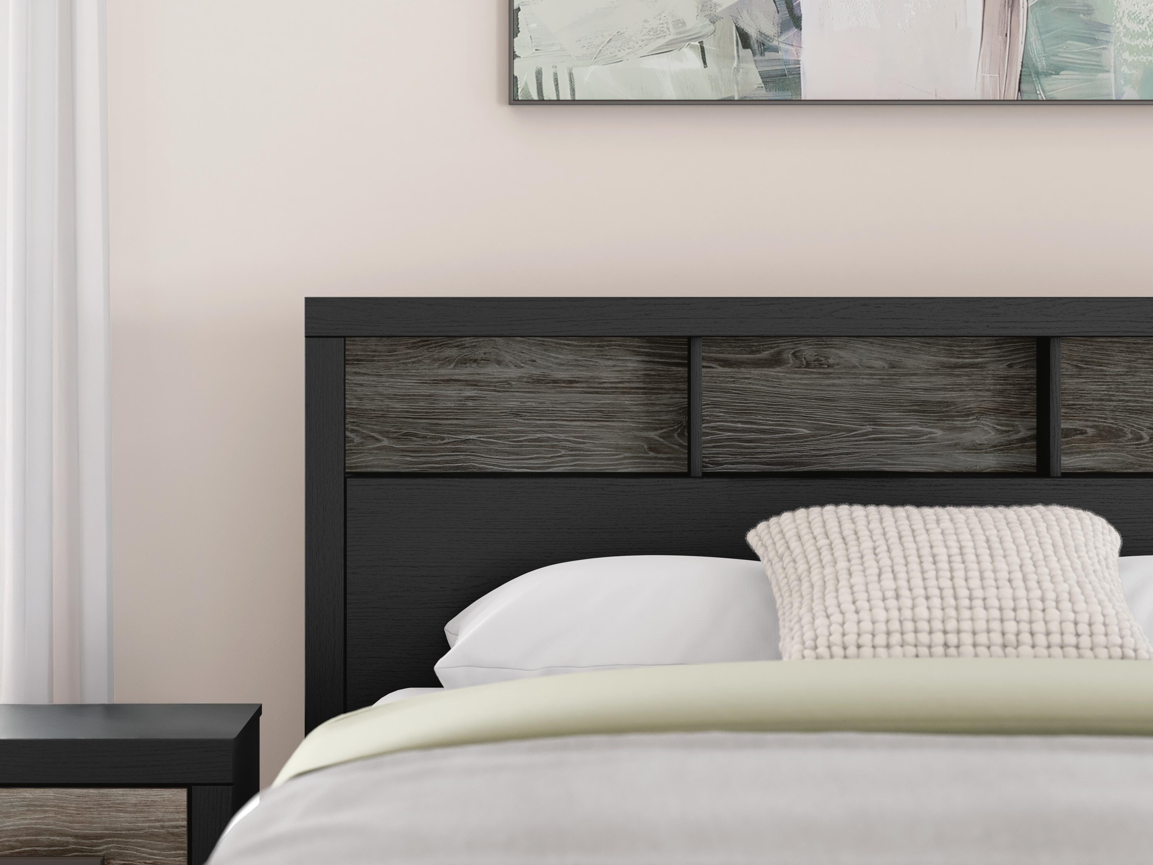 Broachmyn Bookcase Panel Bed