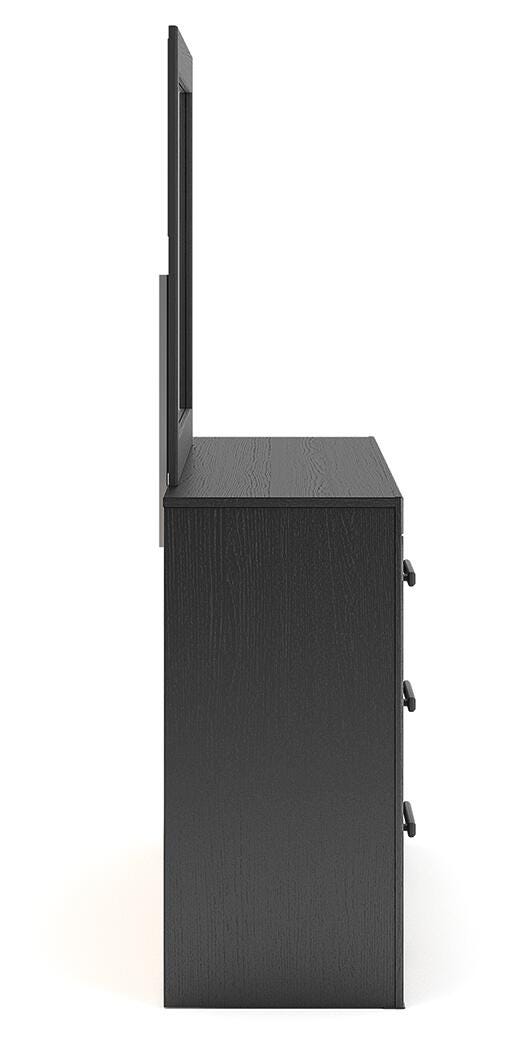 Broachmyn Bookcase Panel Bed, Dresser, Mirror and Nightstand