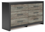 Broachmyn Bookcase Panel Bed, Dresser and Nightstand
