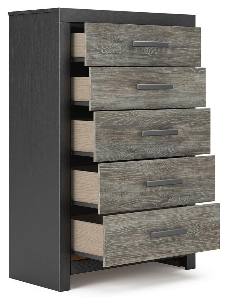 Broachmyn Bookcase Bed, Chest and Nightstand