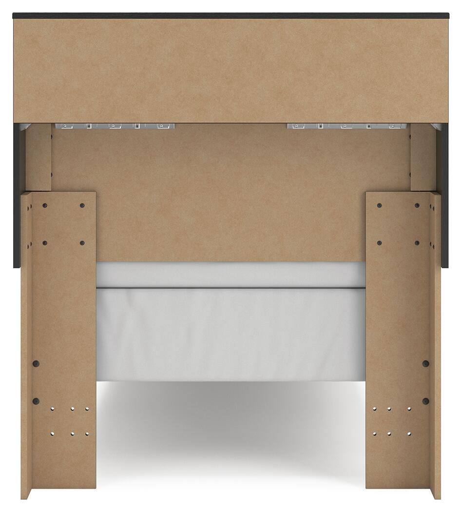 Broachmyn Bookcase Bed, Dresser and Mirror