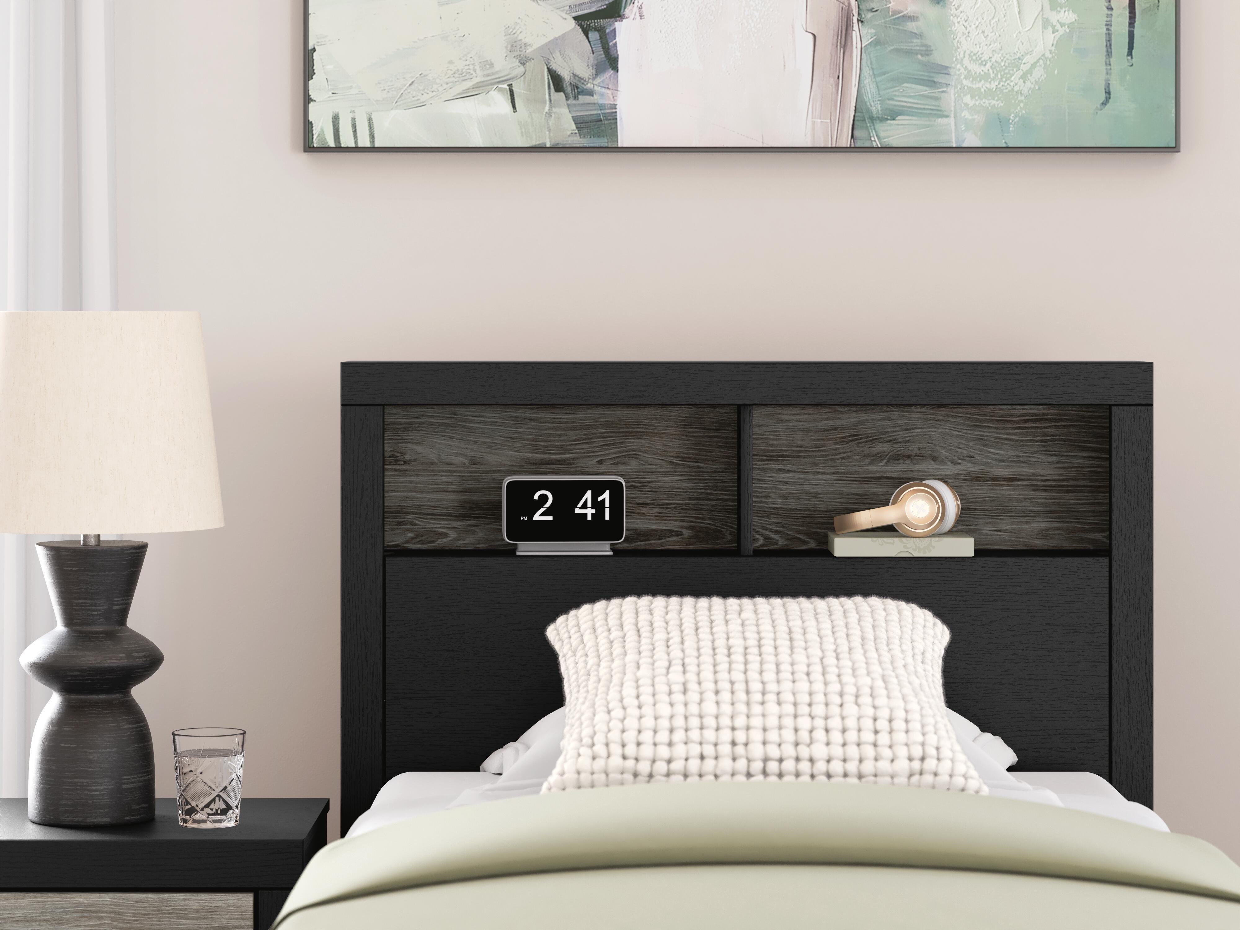 Broachmyn Bookcase Bed, Dresser and Mirror