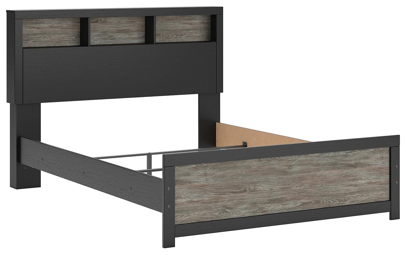Broachmyn Bookcase Bed, Dresser and Mirror