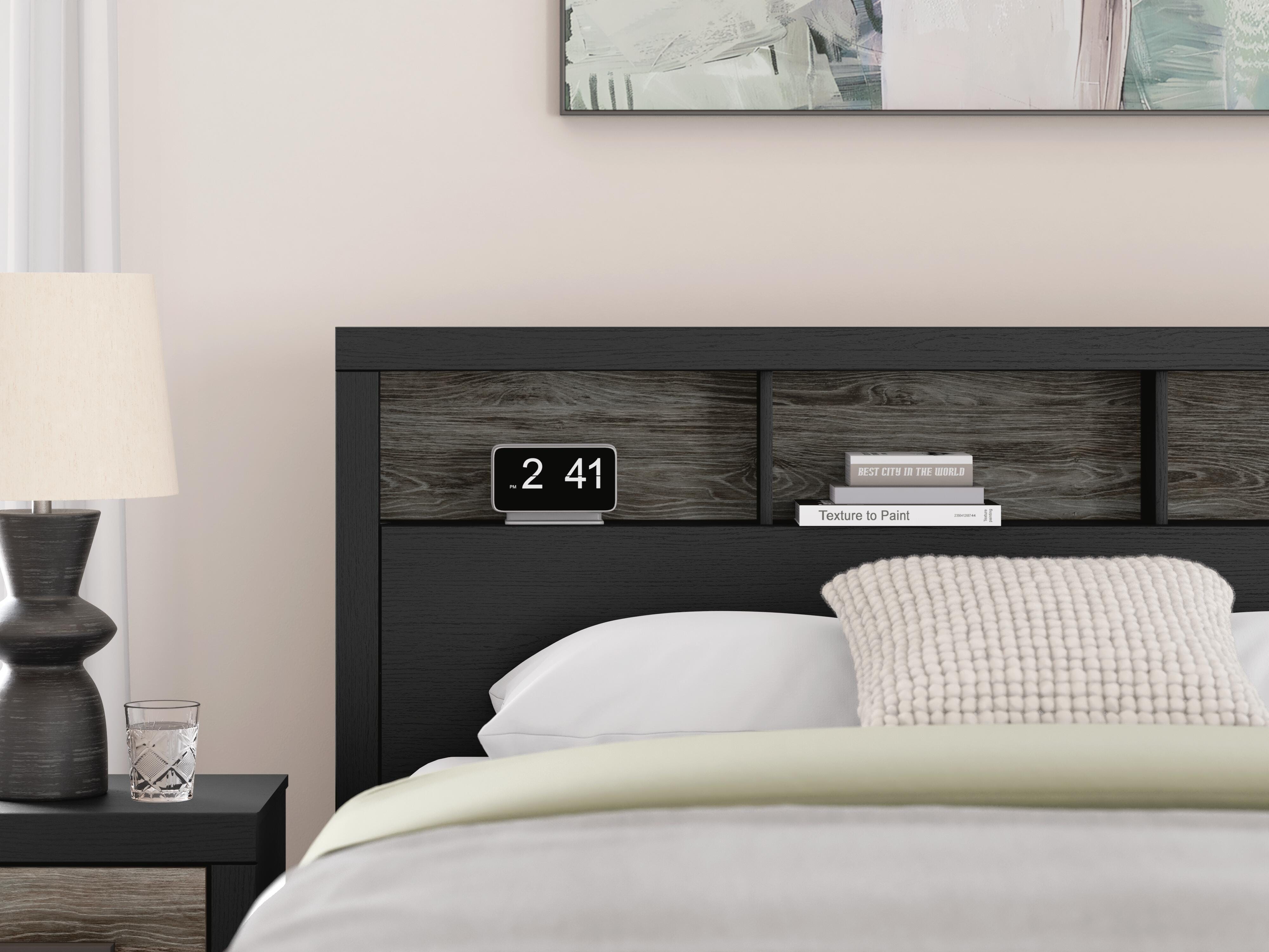 Broachmyn Bookcase Bed, Dresser and Mirror