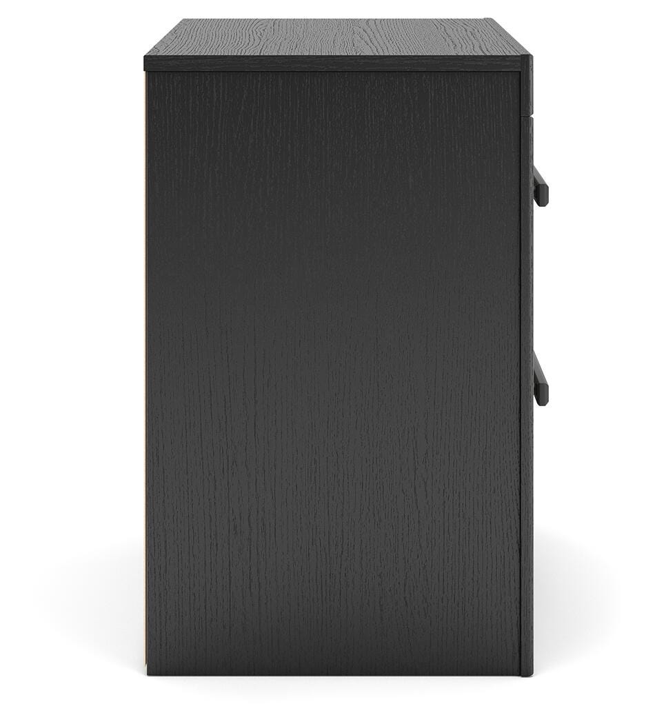 Broachmyn Bookcase Panel Bed, Dresser and Nightstand