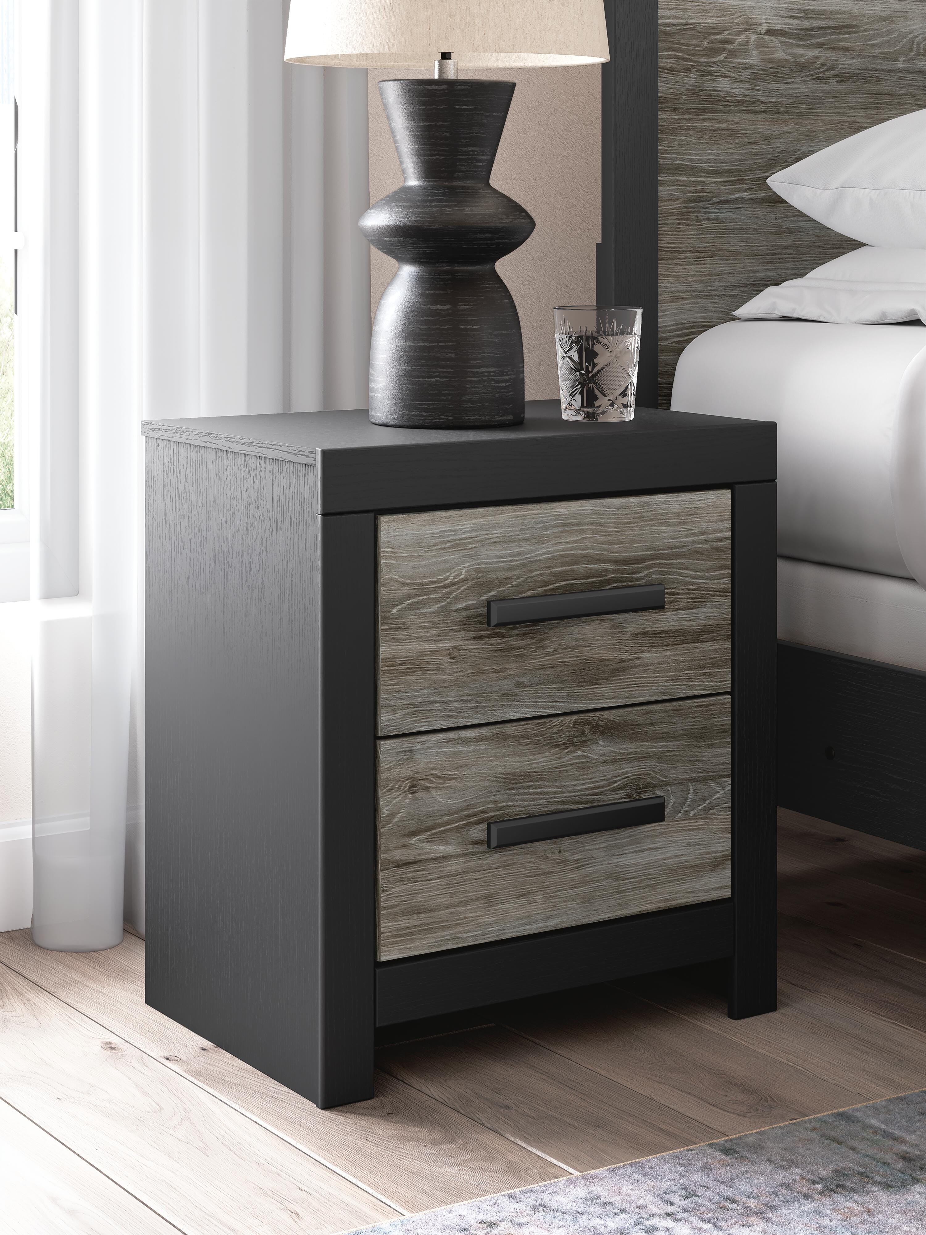 Broachmyn Bookcase Panel Bed, Dresser, Mirror and Nightstand