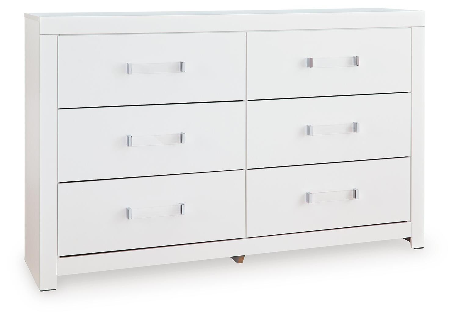 Maeling Upholstered Panel Bed, Dresser and Nightstand