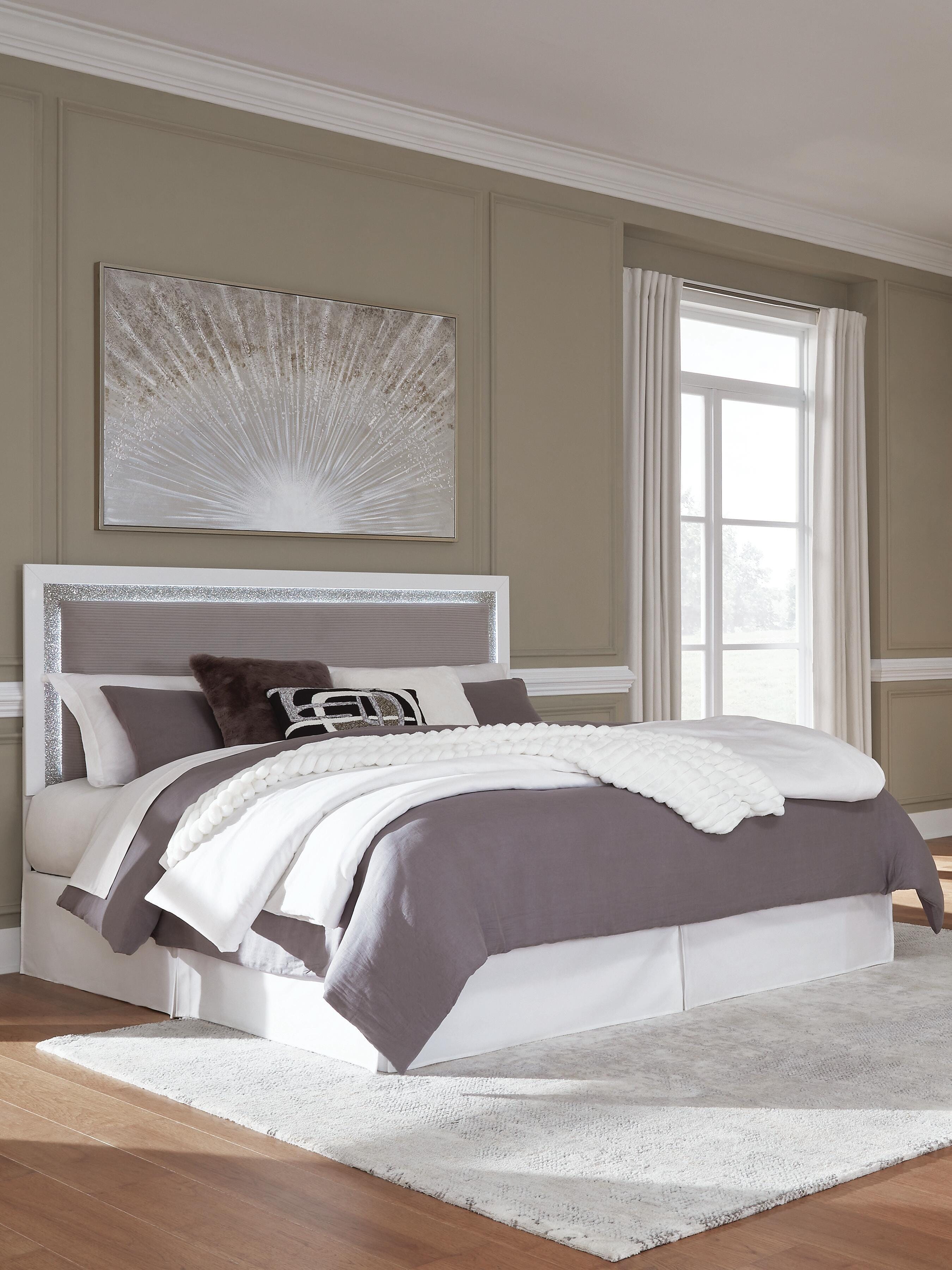 Maeling Upholstered Panel Headboard