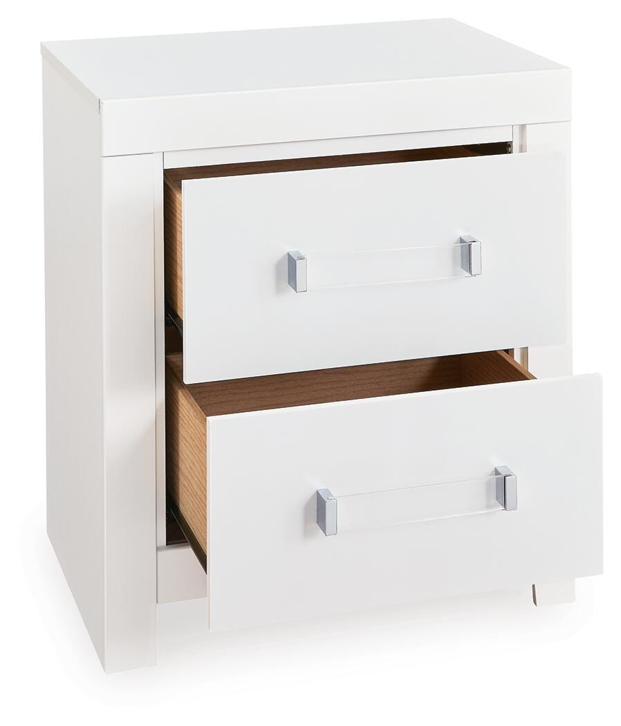 Maeling Upholstered Panel Bed, Dresser and Nightstand