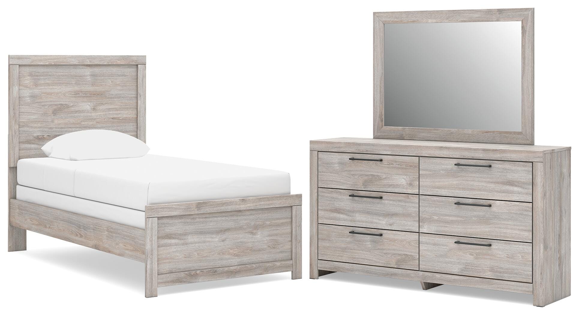 Broachmyn Panel Bed, Dresser and Mirror