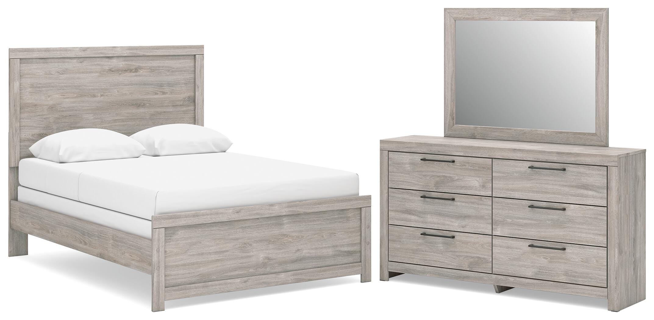 Broachmyn Panel Bed, Dresser and Mirror