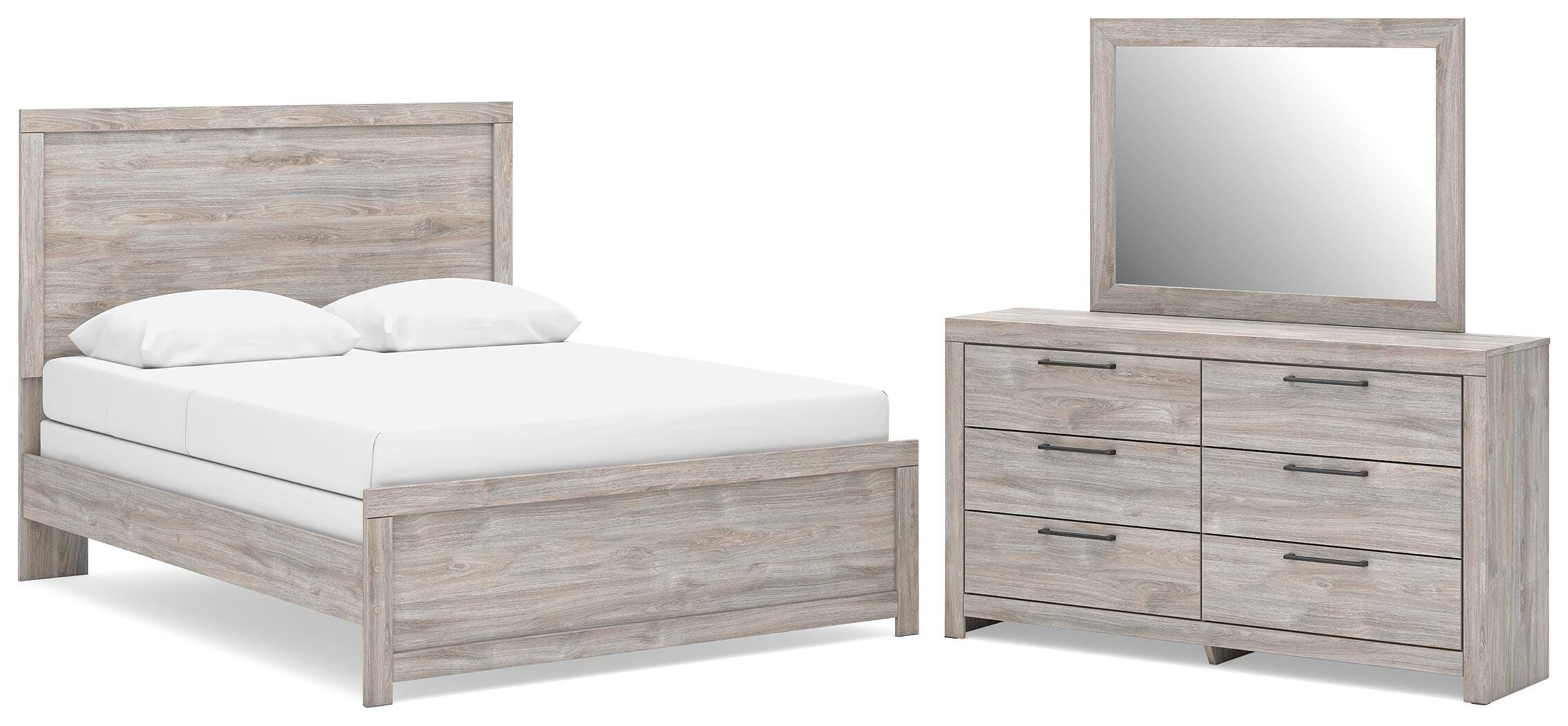 Broachmyn Panel Bed, Dresser and Mirror