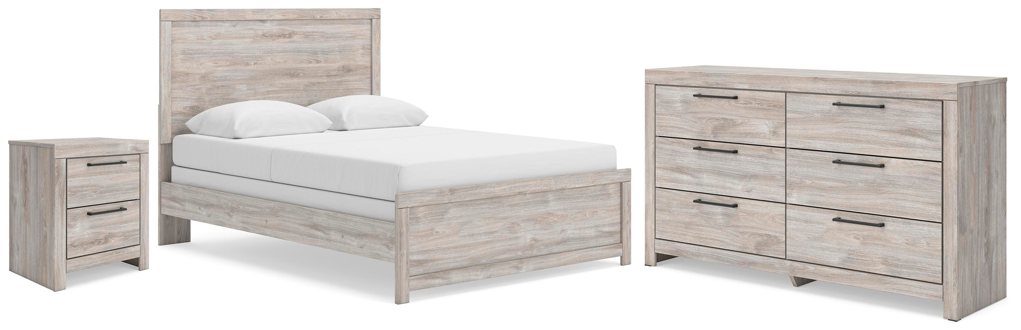 Broachmyn Panel Bed, Dresser and Nightstand