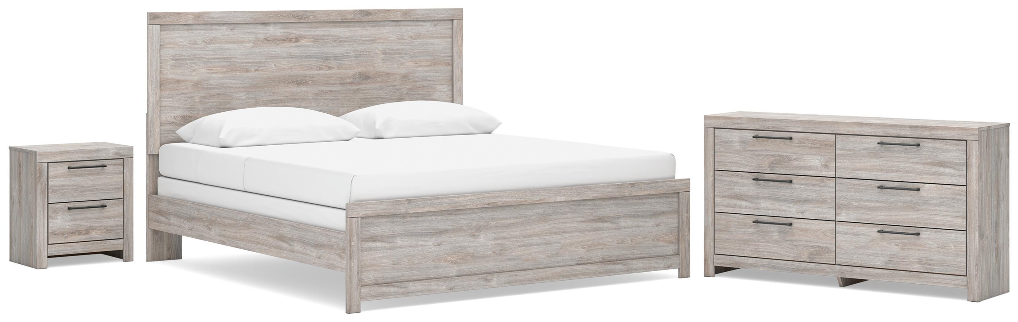 Broachmyn Panel Bed, Dresser and Nightstand