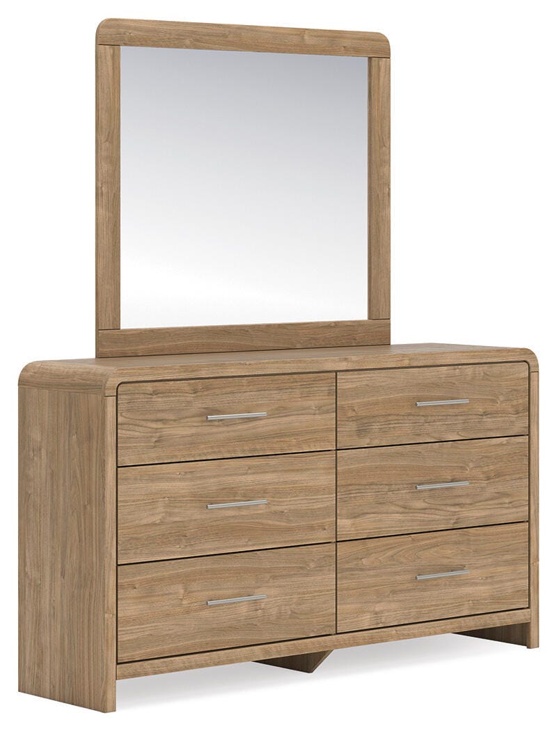 Gramburg Panel Bed, Dresser and Mirror