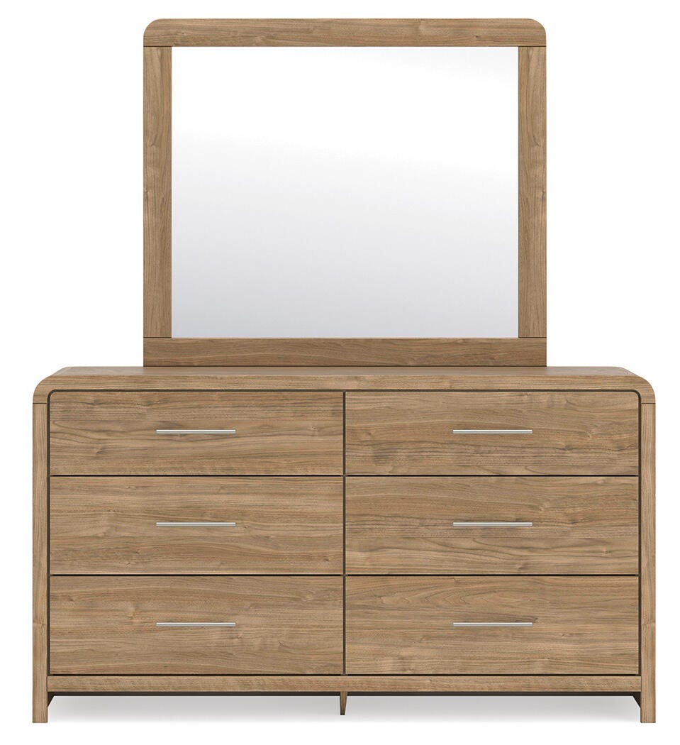 Gramburg Panel Bed, Dresser and Mirror