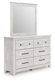 Makidern Panel Bed, Dresser and Mirror