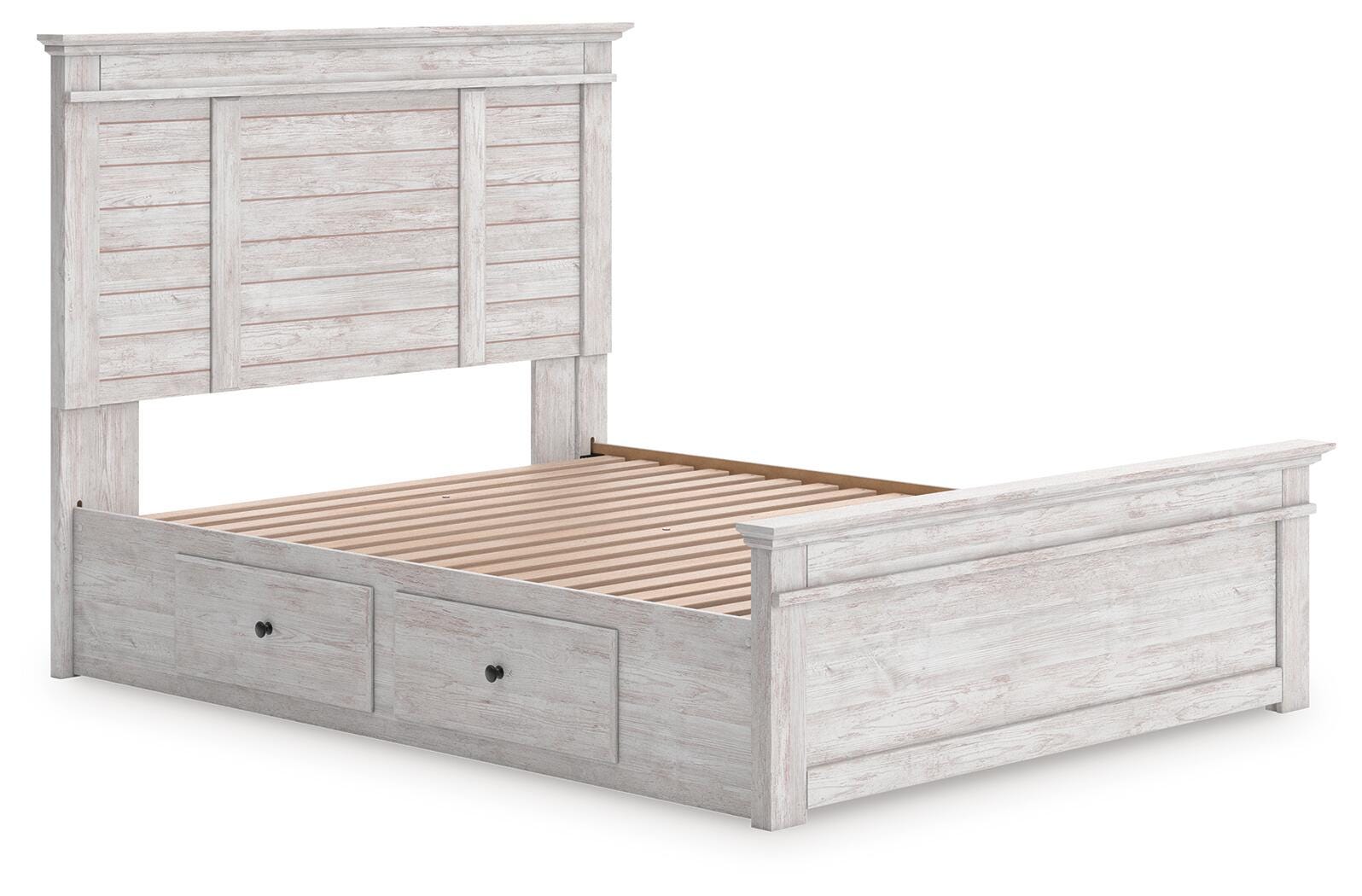 Makidern Panel Bed with Storage