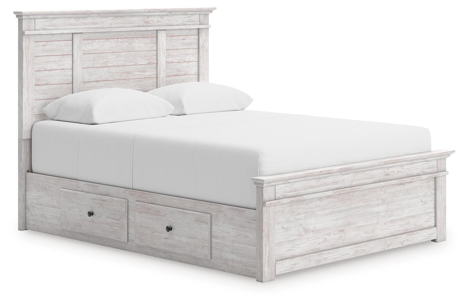 Makidern Panel Bed with Storage