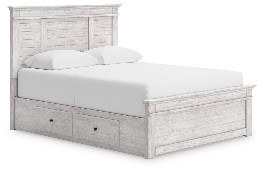 Makidern Panel Bed with Storage