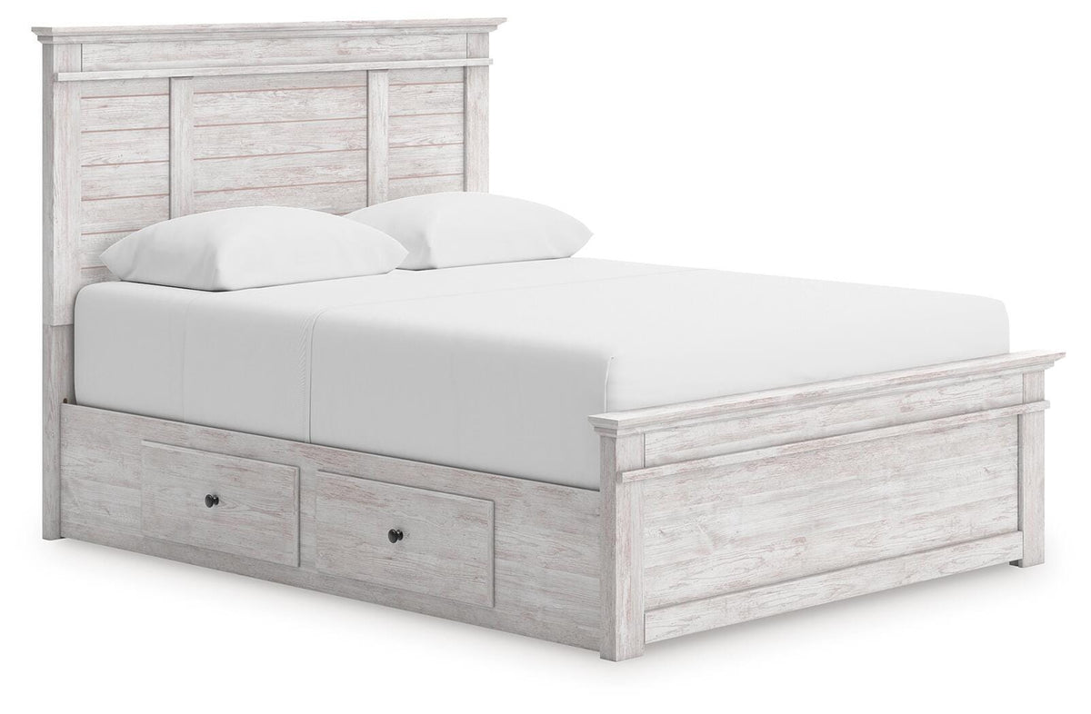 Makidern Panel Bed with Storage