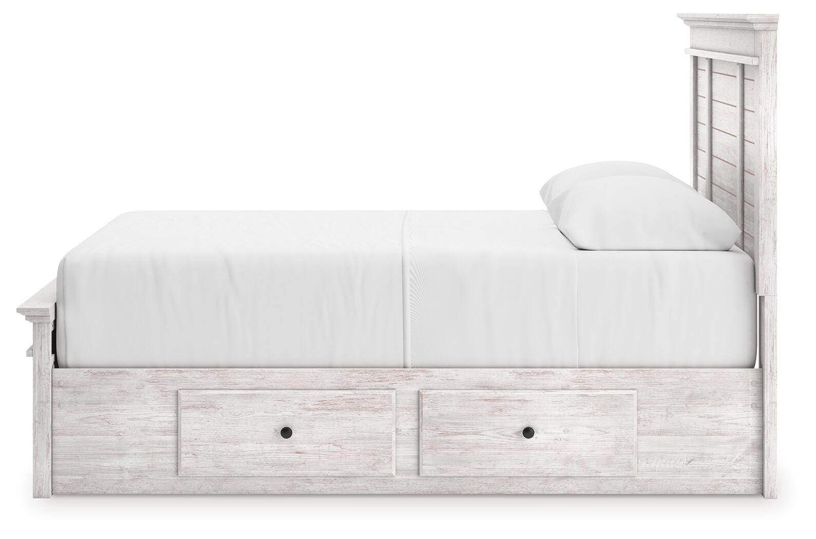 Makidern Panel Bed with Storage