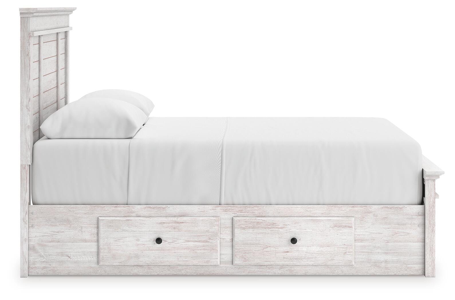 Makidern Panel Bed with Storage