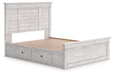 Makidern Panel Bed with Storage